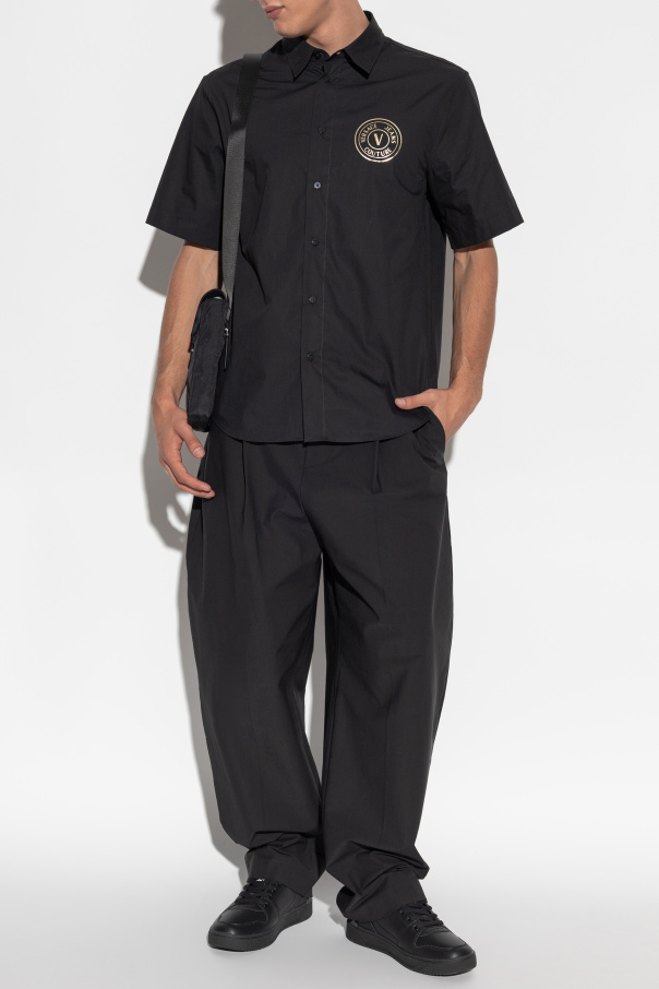 Versace Jeans Couture Camisa con logo impreso