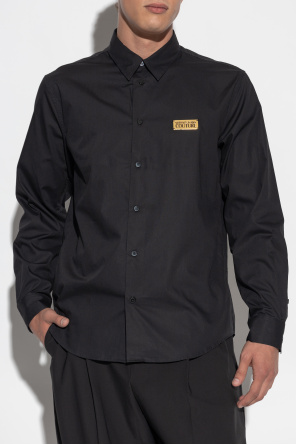 Versace Jeans Couture Camisa con aplicación de logo