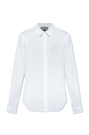 Shirt with embroidered logo od Versace Jeans Couture