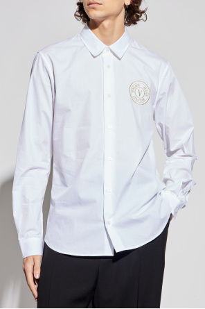 Versace Jeans Couture Camisa con logo bordado