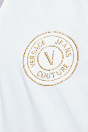 Versace Jeans Couture Camisa con logo bordado