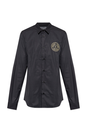 Shirt with embroidered logo od Versace Jeans Couture