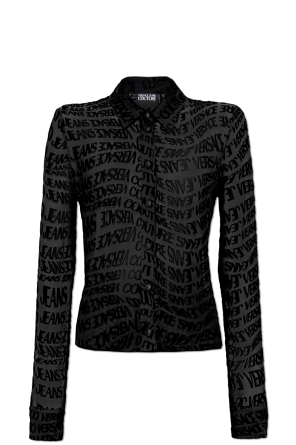 Koszula z monogramem o aksamitnym wykończeniu