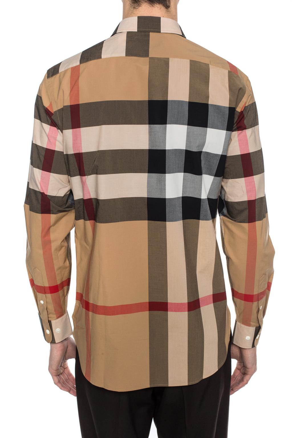 burberry camel shirt