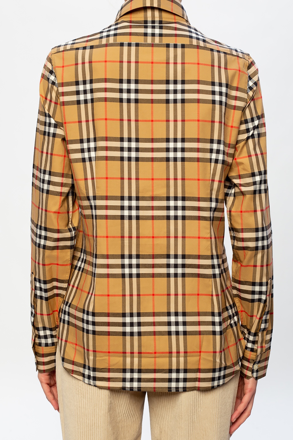 Beige Checked shirt Burberry - Vitkac Italy