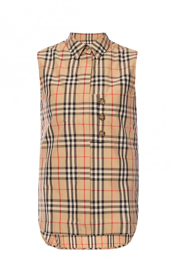 Brown Sleeveless top Burberry - Vitkac Canada