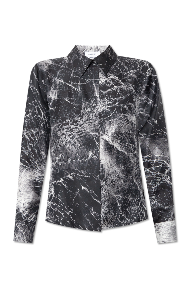 Alexander McQueen Silk shirt with print