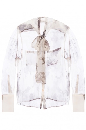 Jedwabna koszula od Burberry