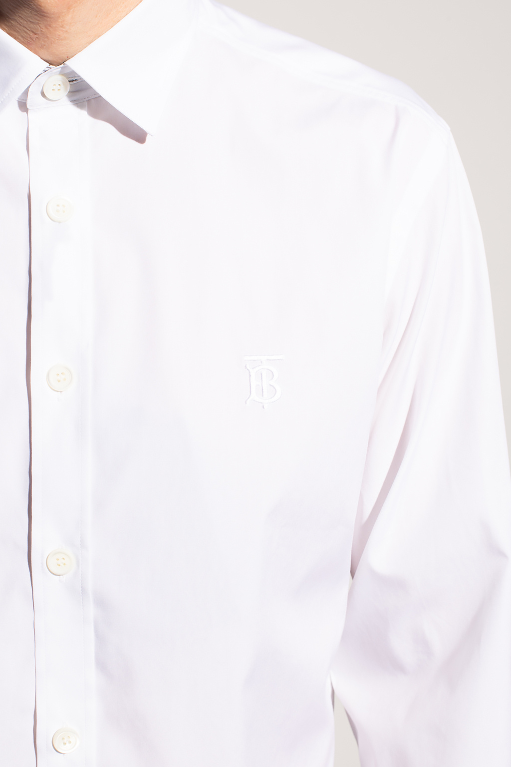 Burberry Logo-embroidered shirt