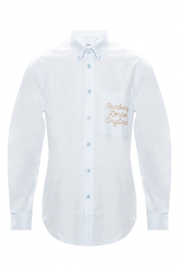 burberry kids Shirt with logo