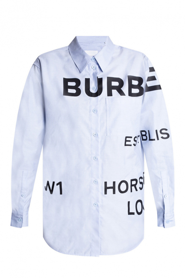 Shirt with logo Burberry - Robes courtes Burberry - IetpShops Ghana