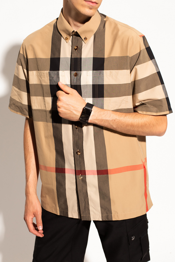 Beige Short sleeve shirt Burberry - Vitkac Germany