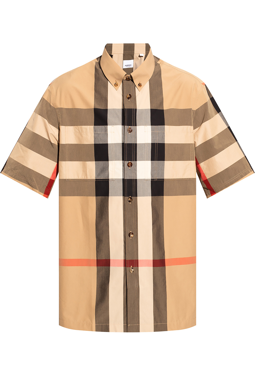 burberry shirt with shorts