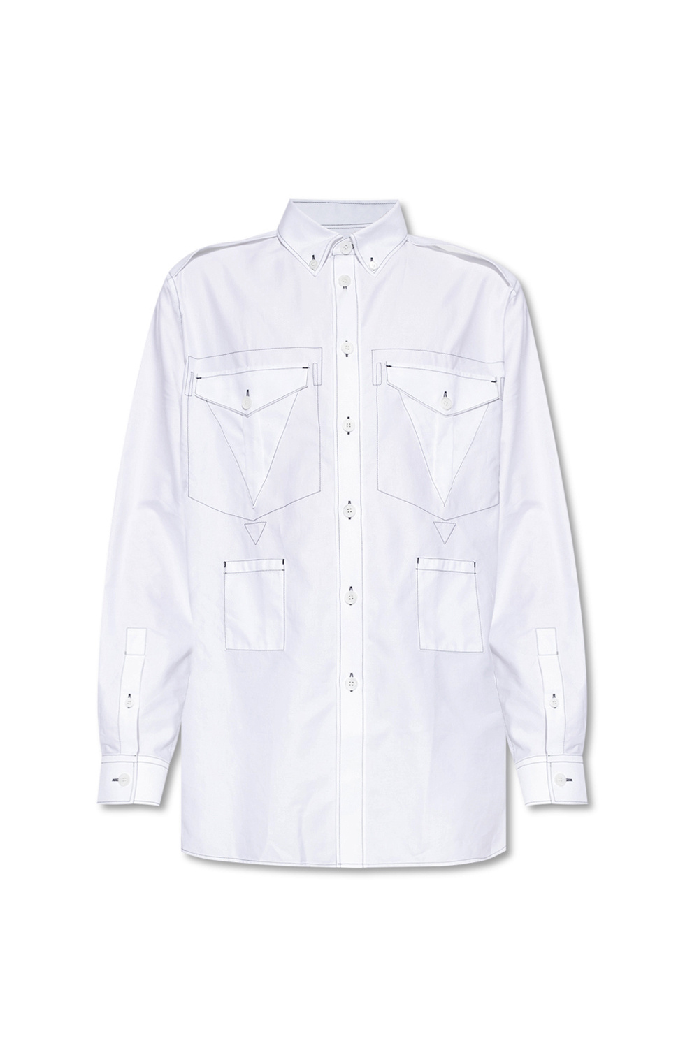 Burberry Top-stitched shirt
