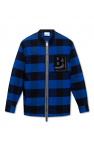 Burberry Burberry check stripe cotton flannel shirt