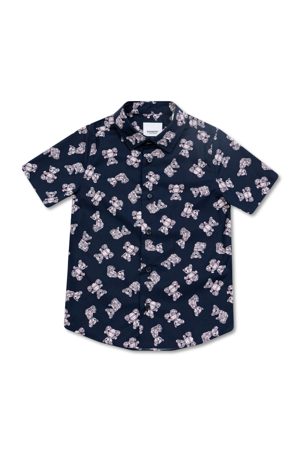 Burberry Kids ‘Owen’ shirt with short sleeves