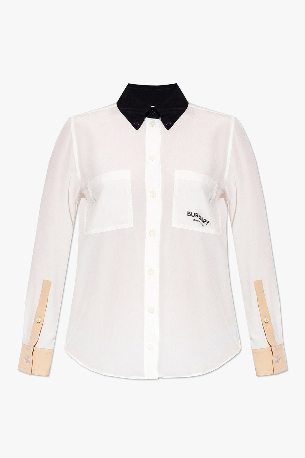 burberry Beige ‘Anette’ silk shirt