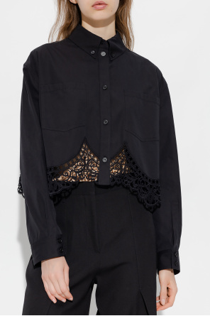 Burberry Lace-trimmed shirt