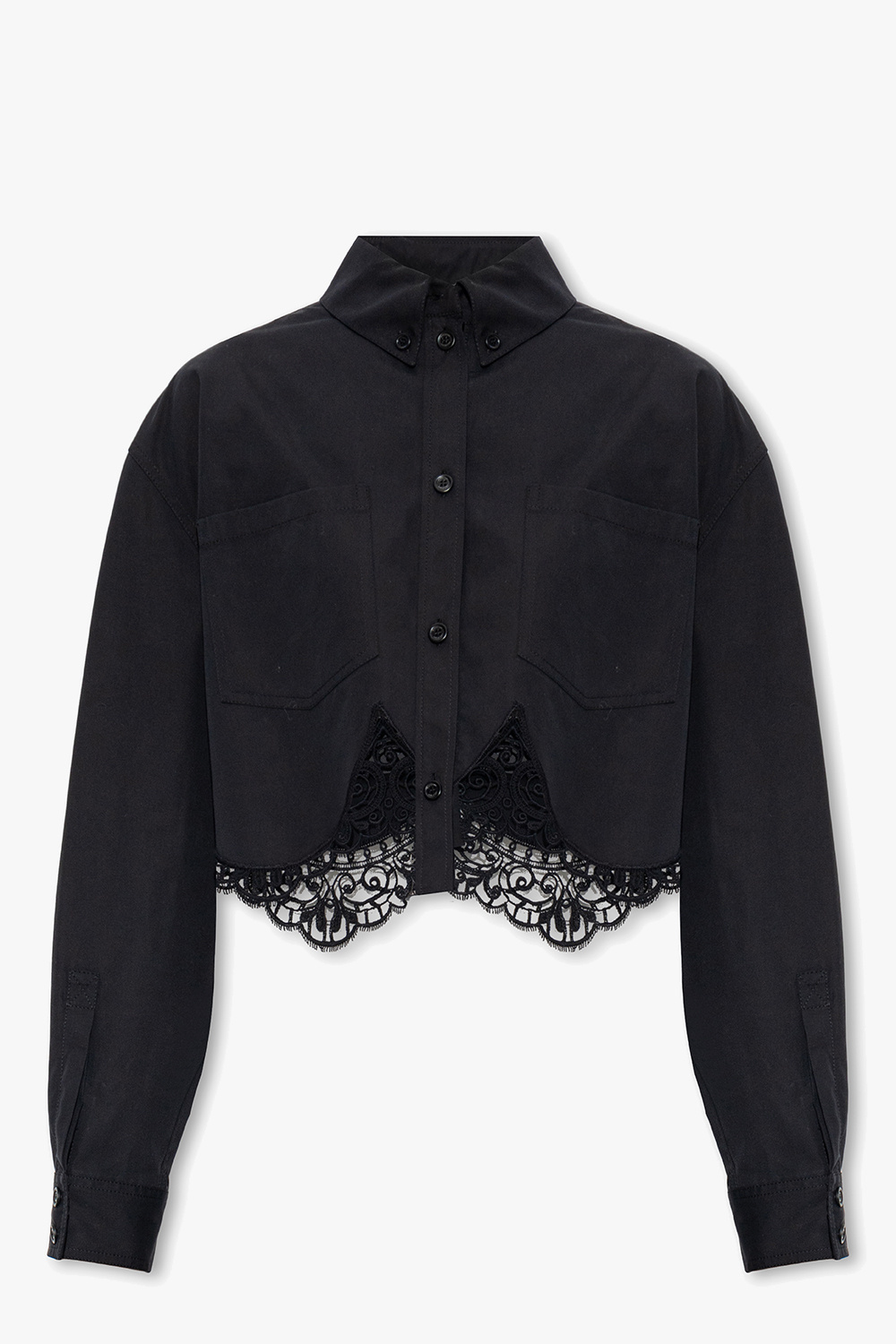 Burberry Lace-trimmed shirt