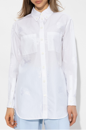 Burberry patterned Shirt with logo