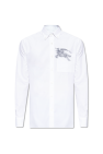 Burberry WHITE ‘Fernley’ shirt with logo