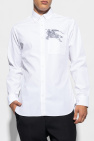 Burberry WHITE ‘Fernley’ shirt with logo