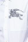 Burberry WHITE ‘Fernley’ shirt with logo