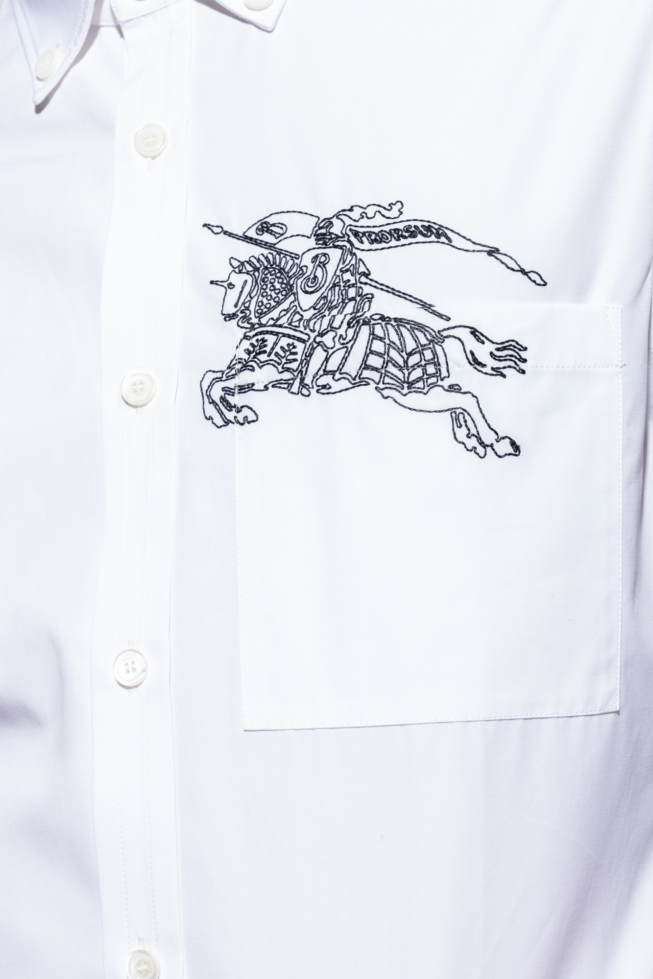 burberry STRAP ‘Fernley’ shirt with logo