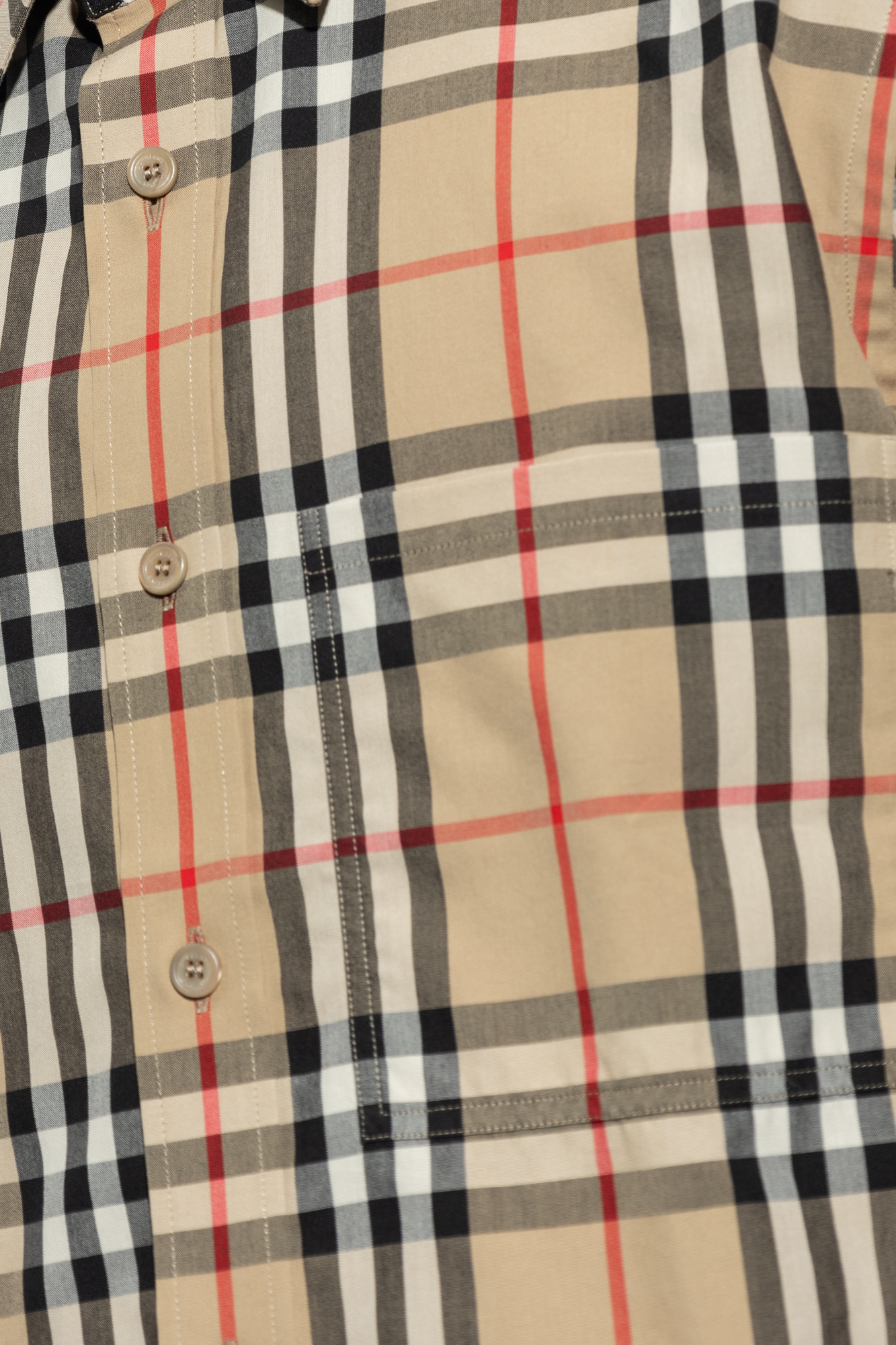 burberry flat Shirt with ‘Nova Check’ pattern