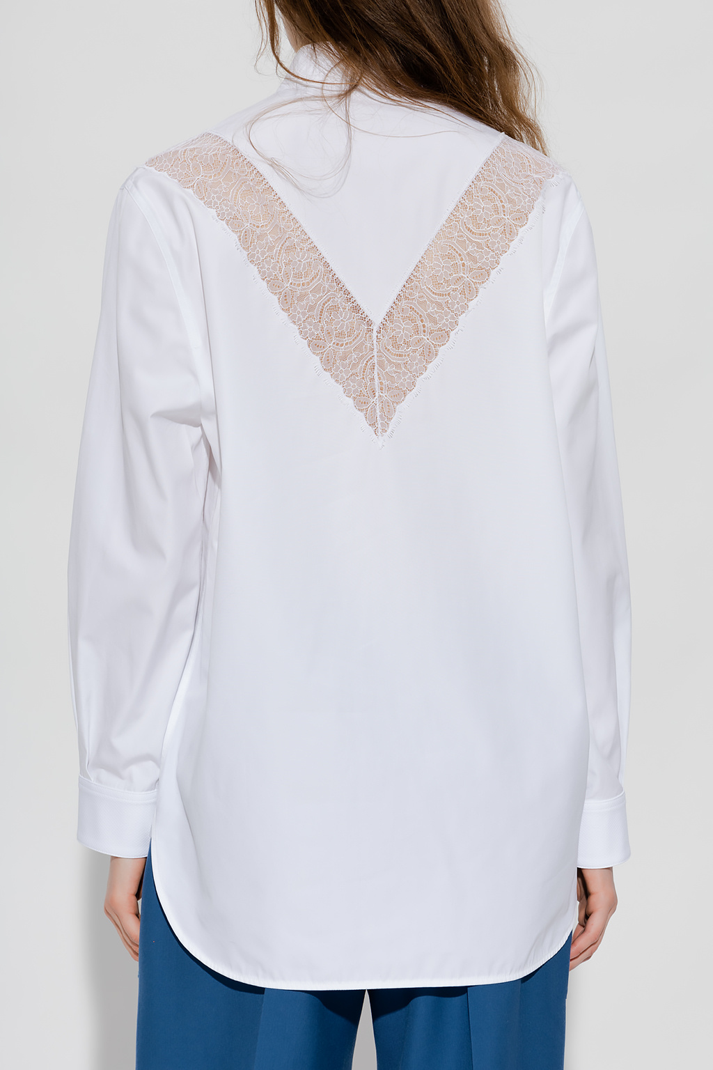 White Shirt with lace inserts Burberry - Vitkac Norway