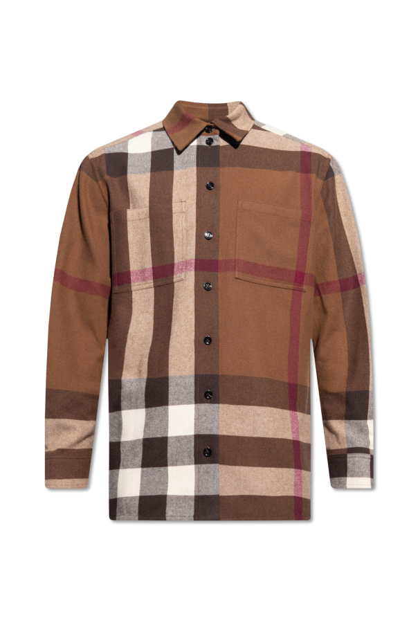 ‘avalon’ wool shirt od Burberry