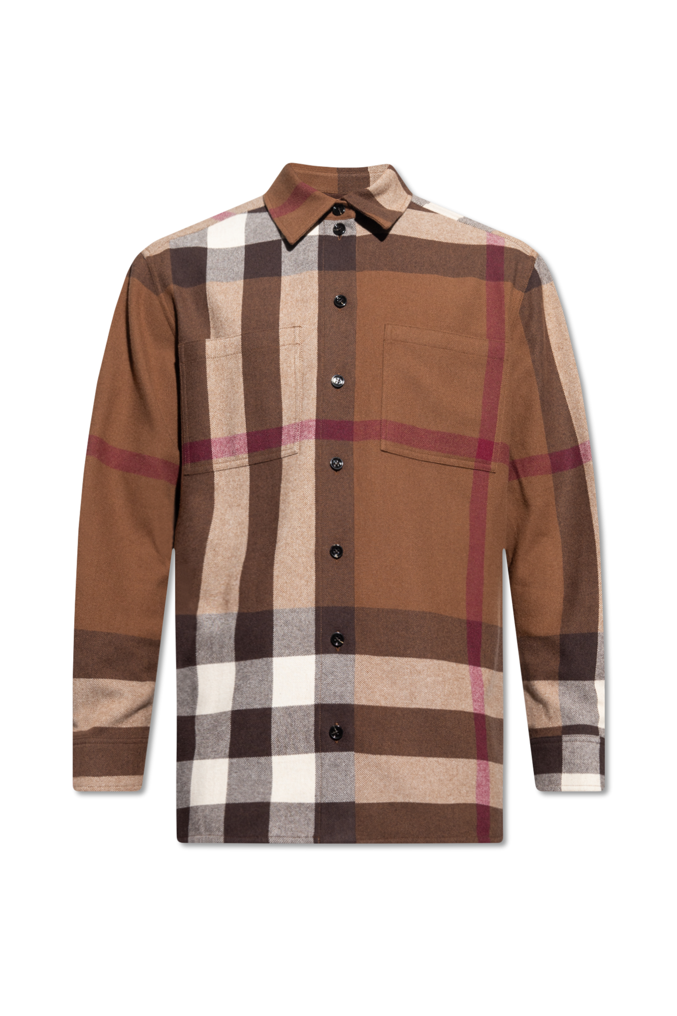 burberry Porte-monnaie ‘Avalon’ wool shirt