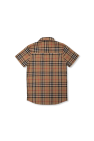 Burberry Kids beige Shirt with short sleeves