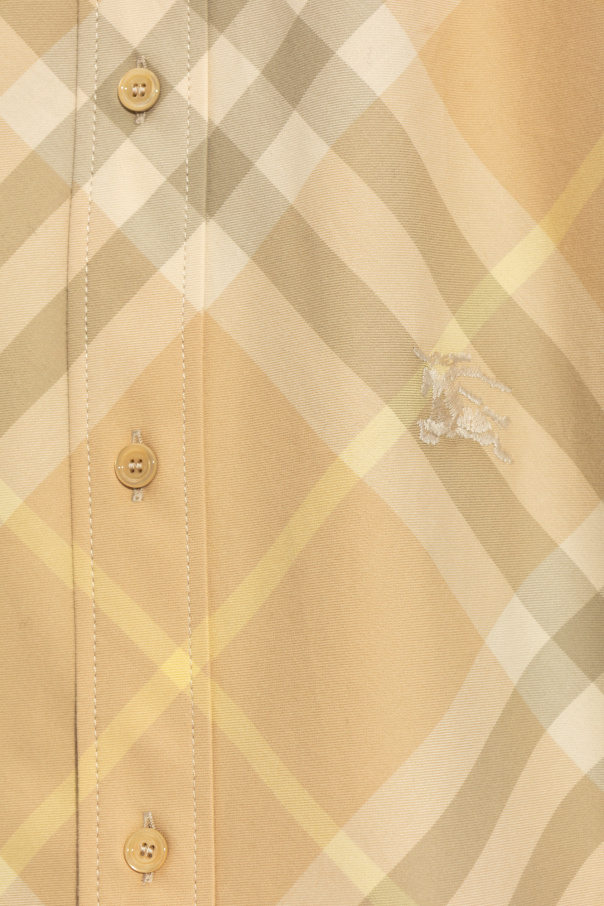 burberry vintage shirt gold