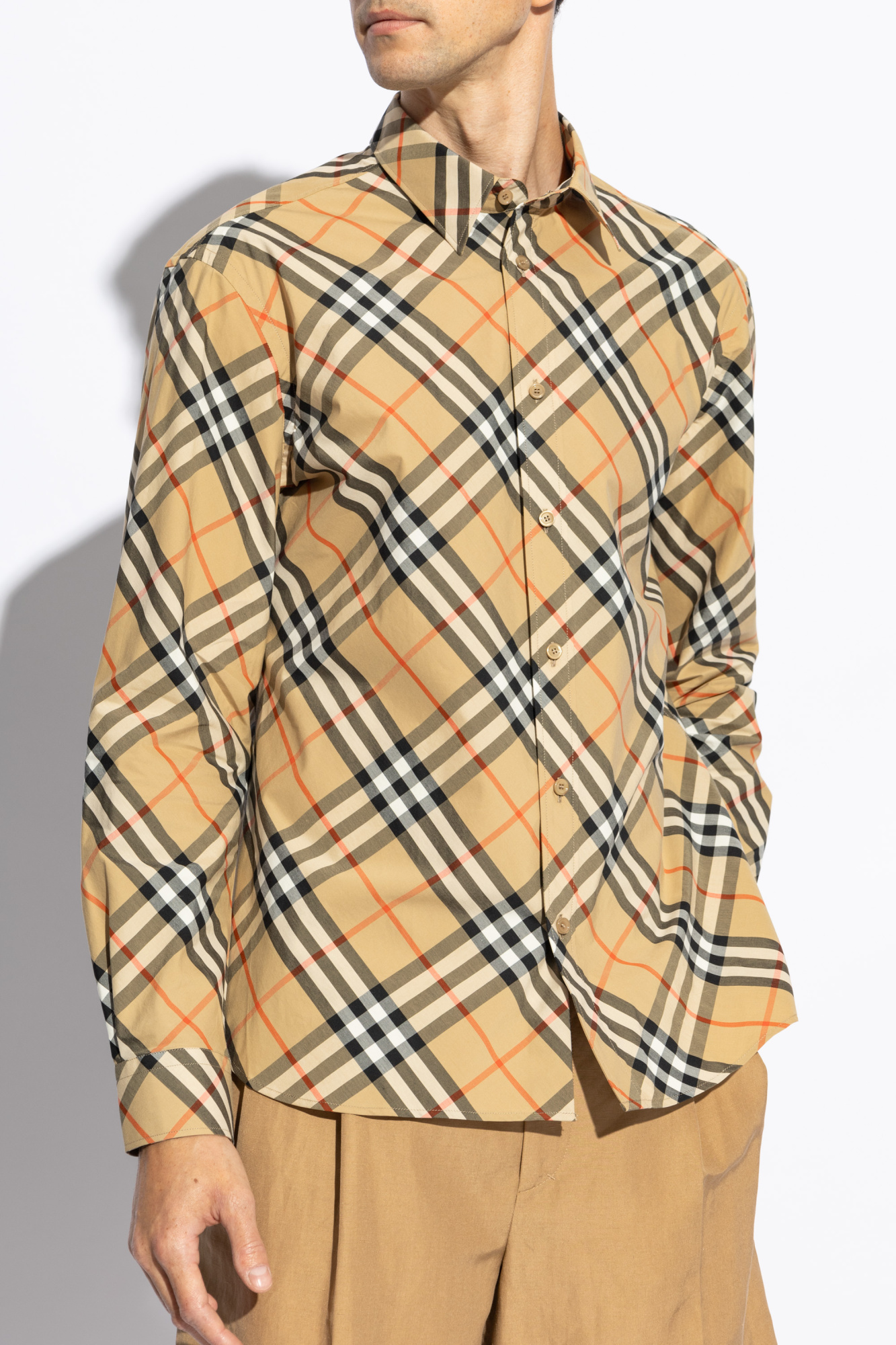 burberry checked Plaid shirt