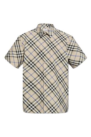 Koszula ze wzorem w kratę od Burberry