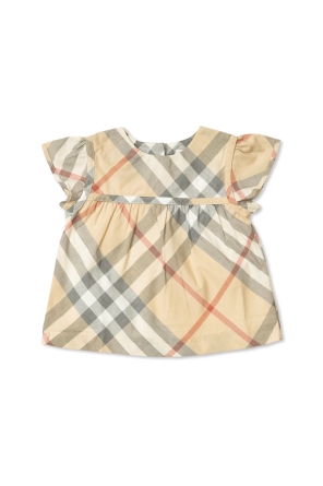 Burberry Kids check pattern shirt