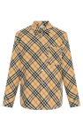 Burberry beige Shirt with check pattern