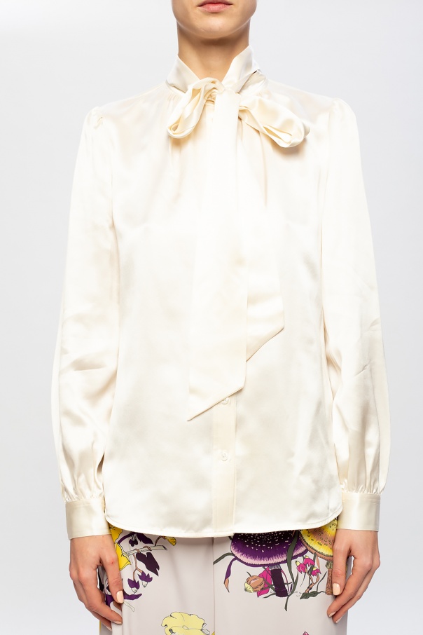 Cream Silk shirt Tory Burch - Vitkac Sweden