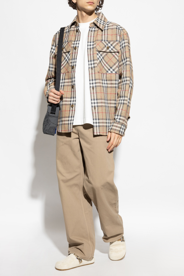 Burberry Koszula ze wzorem w kratę
