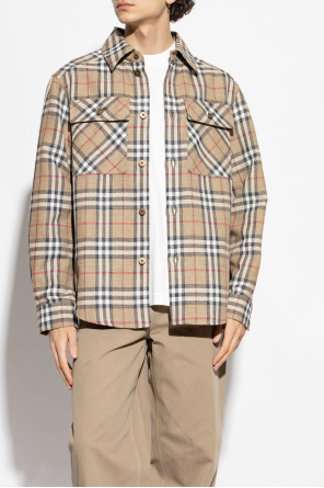 Burberry Koszula ze wzorem w kratę