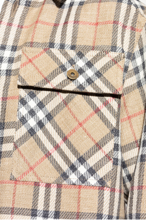 Burberry Koszula ze wzorem w kratę