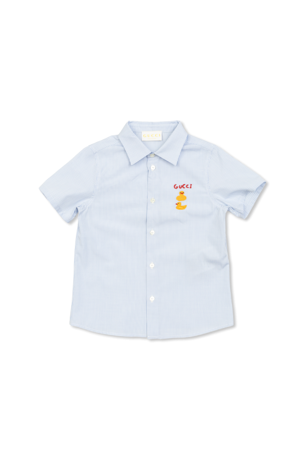 Shirt with check pattern, zdjęcie 1 Shirt with check pattern od Gucci Kids
