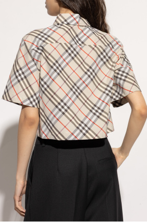 Burberry Short plaid shirt