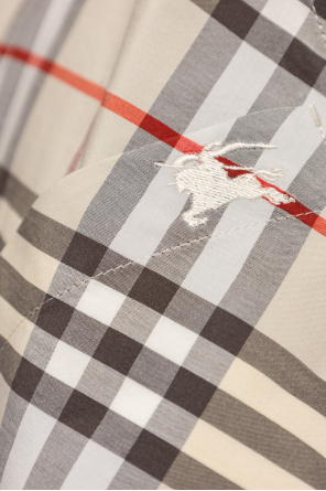 Burberry Short plaid shirt