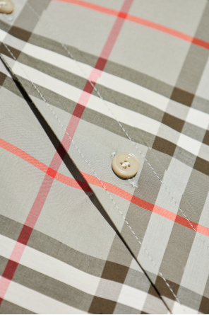 Burberry Plaid patterned shirt