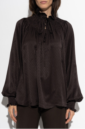 Burberry Silk top with ruching