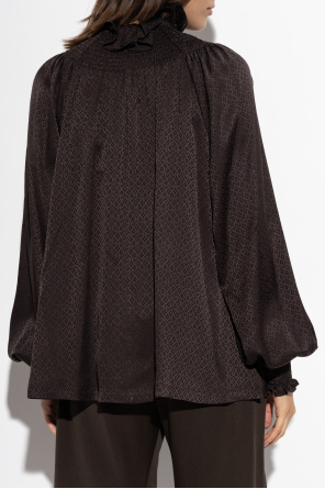 Burberry Silk top with ruching