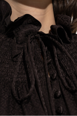 Burberry Silk top with ruching