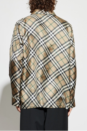 Burberry Silk shirt with check pattern
